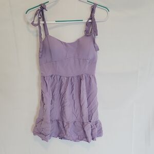 Lavender Mini Dress